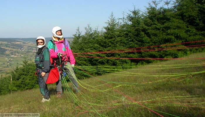 bapteme parapente en bourgogne