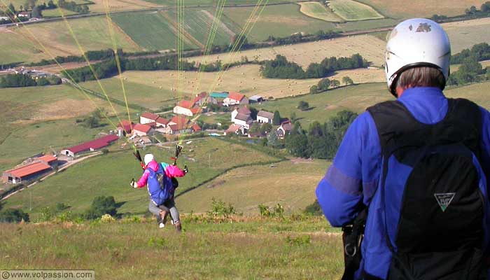 bapteme parapente en bourgogne