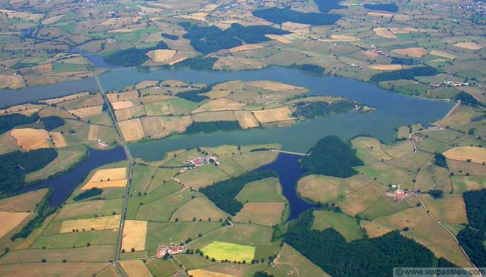 vue aerienne de la Sorme