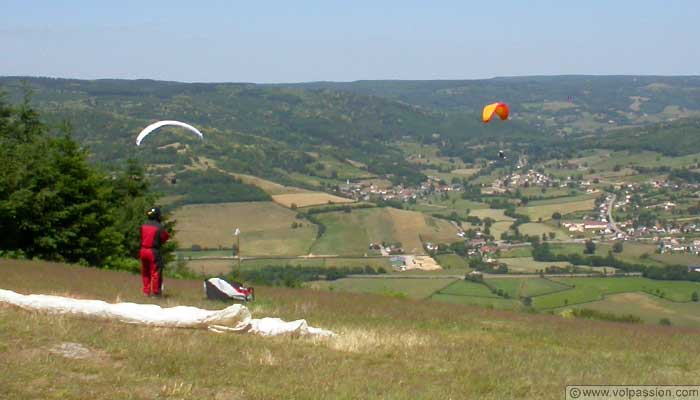 parapent a Broye