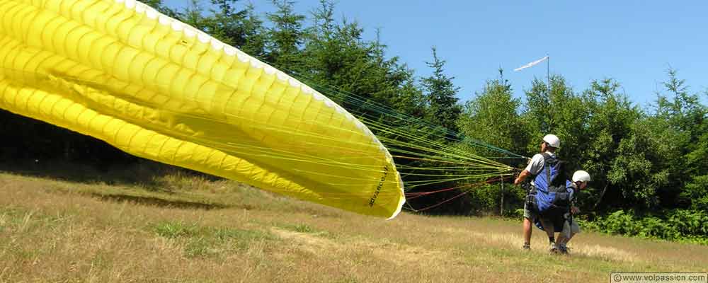 parapente voler en parapente en Bourgogne