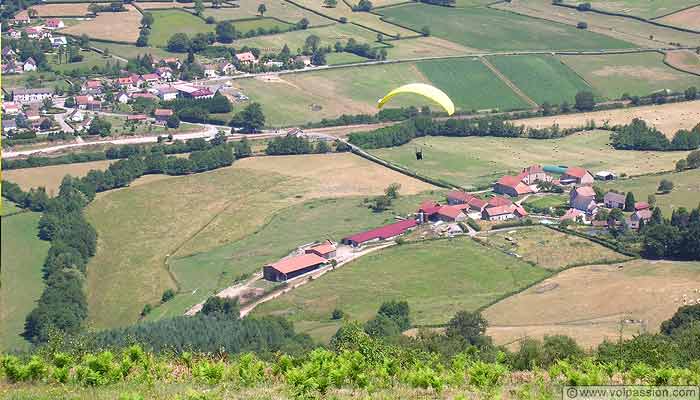 parapente voler en parapente en Bourgogne