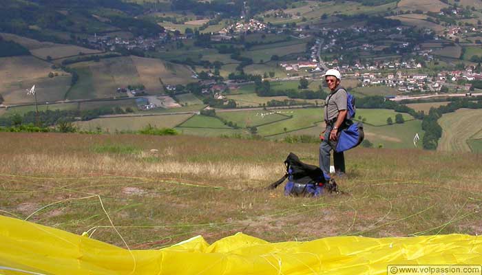 bapteme parapente en bourgogne