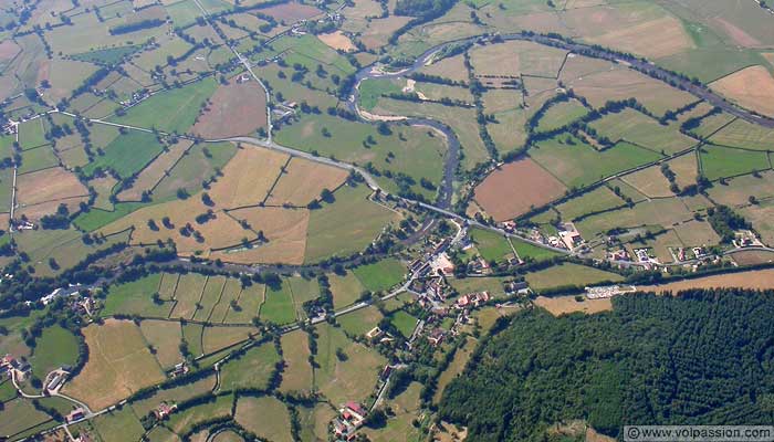 Charbonnat vue du ciel