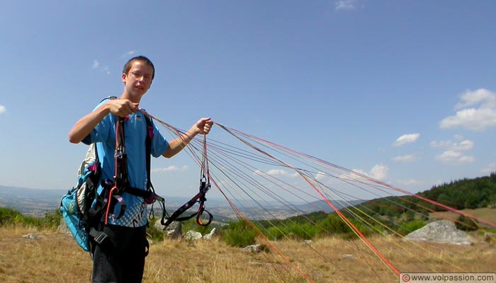 parapente voler en parapente en Bourgogne bapteme parapente