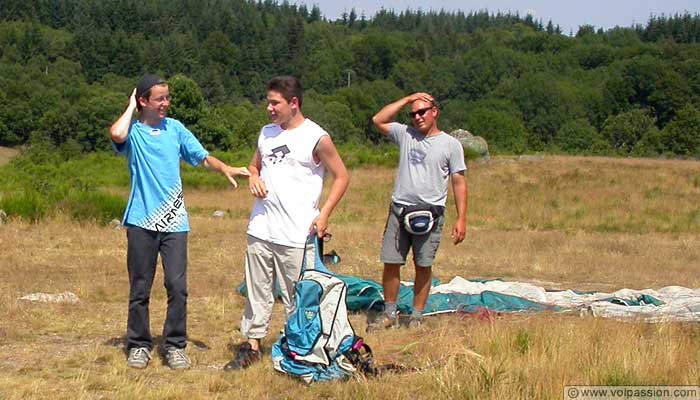 parapente voler en parapente en Bourgogne bapteme parapente