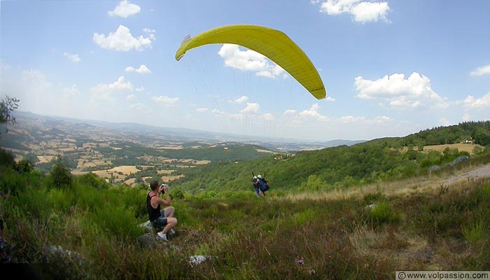 parapente voler en parapente en Bourgogne bapteme parapente