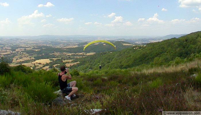 parapente voler en parapente en Bourgogne bapteme parapente