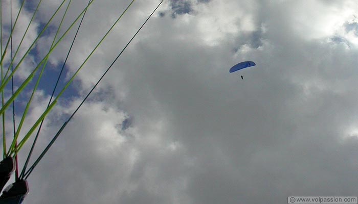 Christophe sous son Aspen Parapentes Gradient