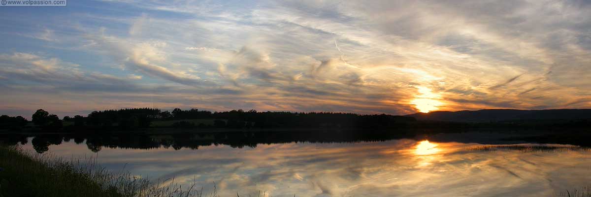 coucher de soleil sur la sorme