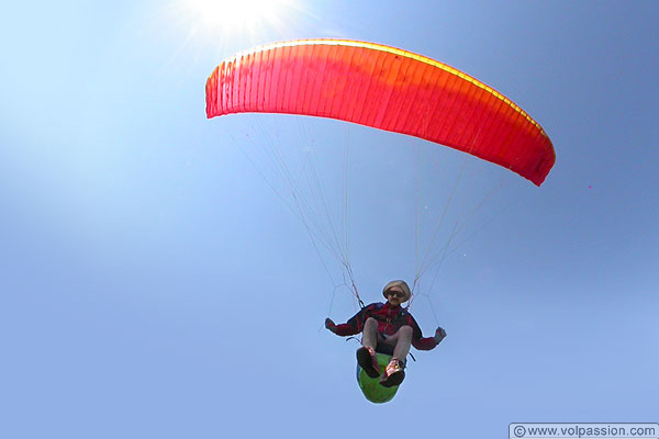 parapente au Mont Pjus