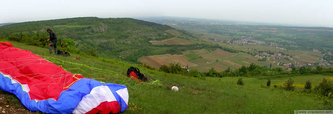 Santenay depuis la Montagne des 3 Croix