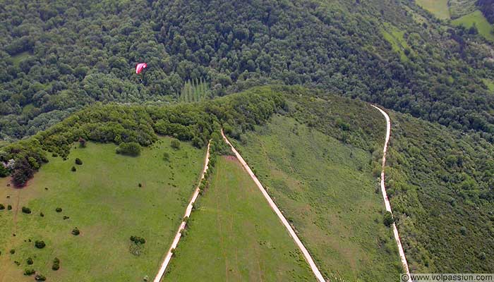 parapente au Mont Myon