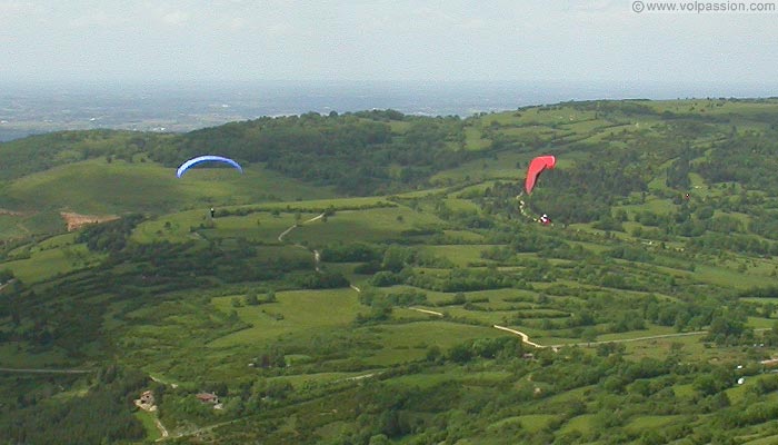 parapente au Mont Myon