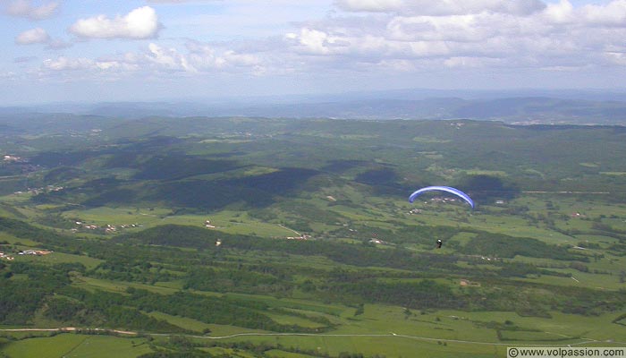 parapente au Mont Myon