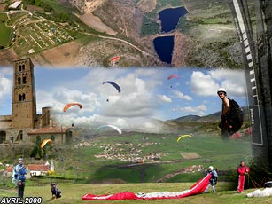 parapente en bourgogne avril 2006