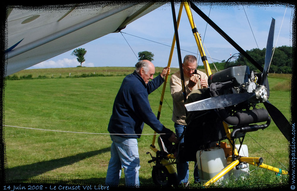 preparation ULM pour tester la masse d-air